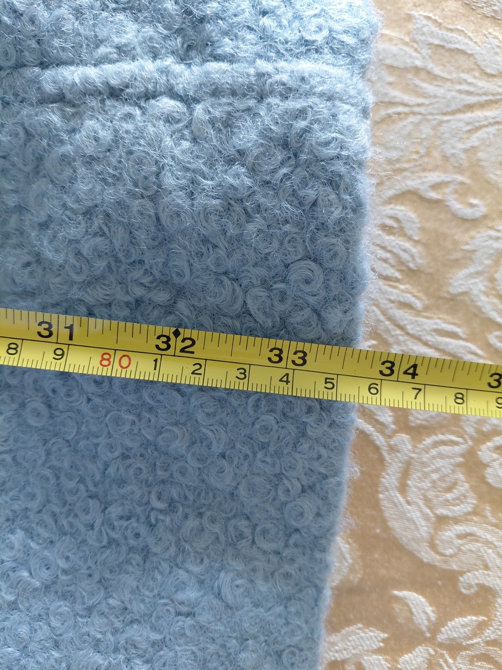 ​NWT Below Zero by Rothschild Light Blue Boucle Faux Wool Jacket Coat Size M - Picture 15 of 16